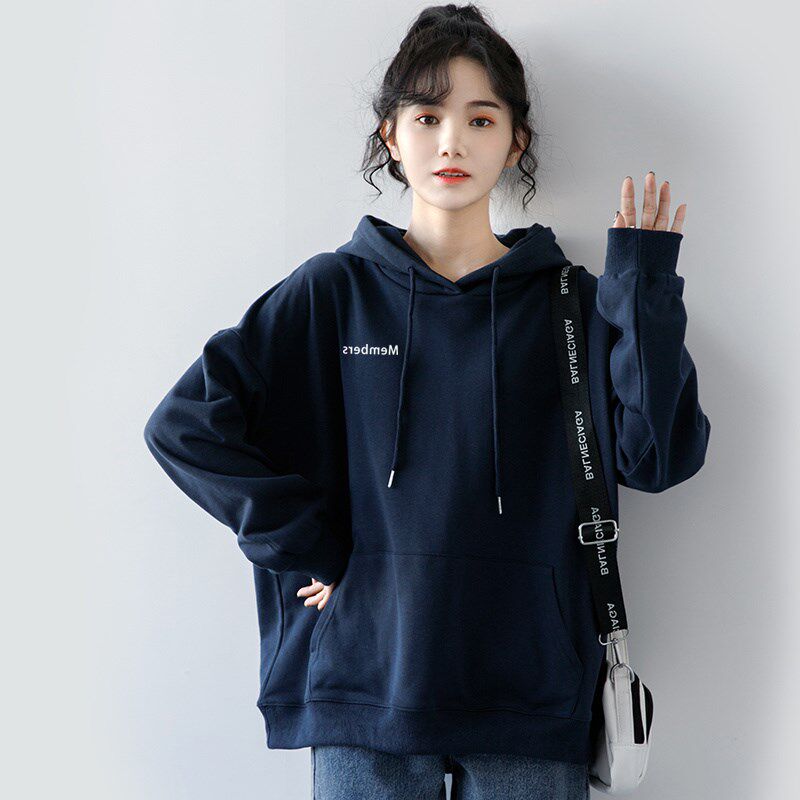 现货卫衣女2022新款大码薄款连帽上衣K情侣装秋季潮宽松学院风