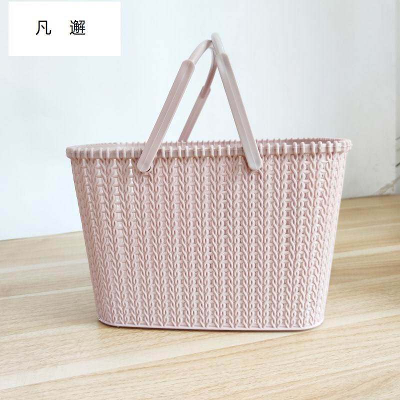 现货速发货车司机洗漱篮洗澡篮子手提浴室水欧式蓝子收纳筐可爱储
