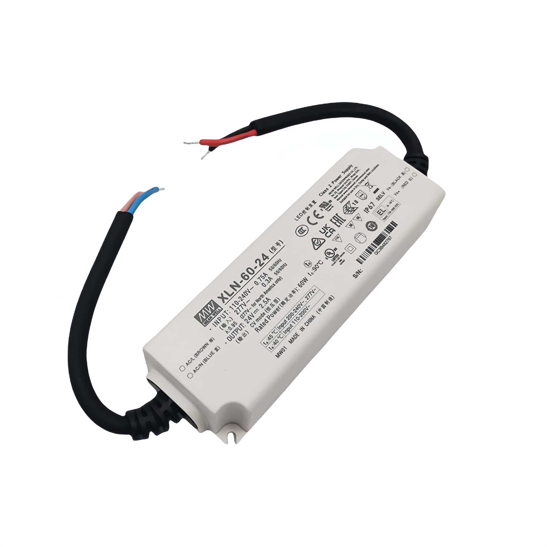 明纬电源 XLN-25-H 25W恒压面板灯LED驱动器