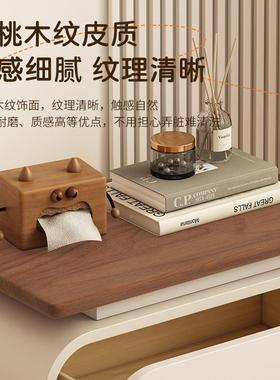 免安装床头2025NSQ新款柜简小型家用卧室实木中古奶风油约现代收