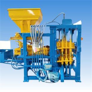 砖粉QT6-15煤路沿石砌制机六角植草砖异形砖块成型机水泥灰免烧砖