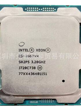 Intel Xeon E5 2667v4 3.2GHz  8核心16线程 135W LGA2011