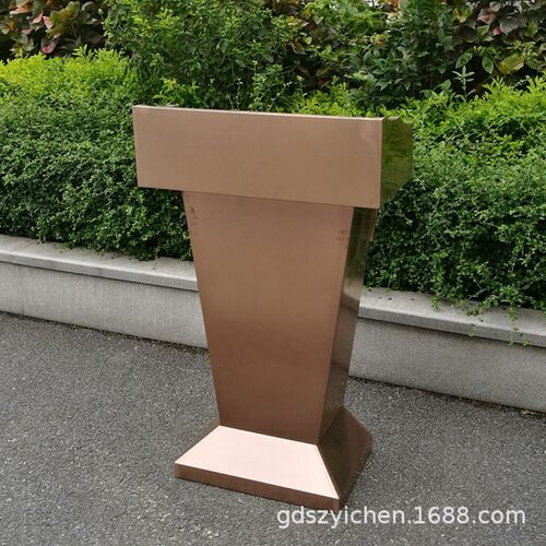 物业台不锈钢户外餐厅物业演讲台酒店台咨询发言接待台迎宾台咨客