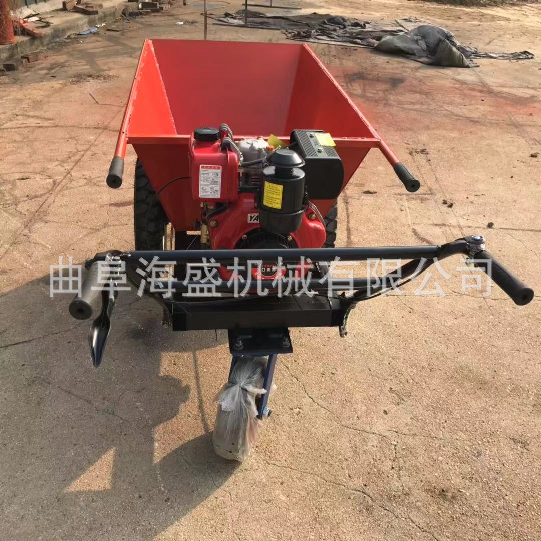 小型农用爬坡拉沙施肥灰斗车
