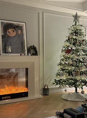 225新款加密绒落装雪圣0诞树套餐家植用客厅仿真大型圣诞AIW节饰