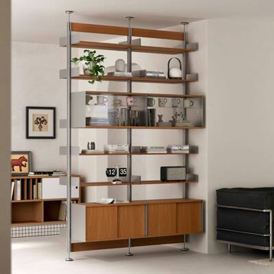 顶立地实木展示架断古储物柜玄关落地天置物架隔志AL100420中靠墙