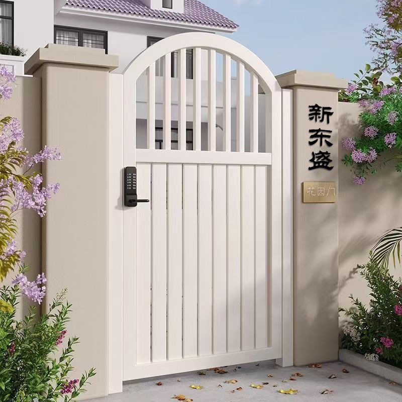 欧式铝合金户外庭院门别墅花园大门乡村自建房院子门民宿单双开门