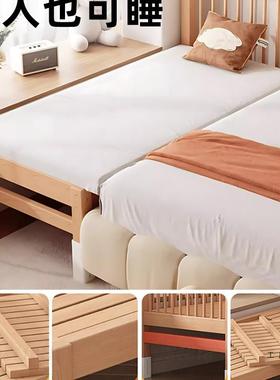 拼榉SEH木童床拼接大儿床床加接宽拼接加宽床床边单人小床婴儿床