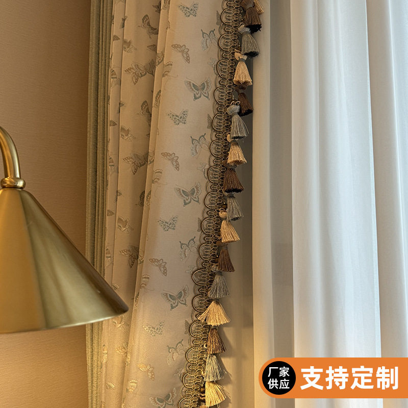 2025新款提花遮光成品窗帘布