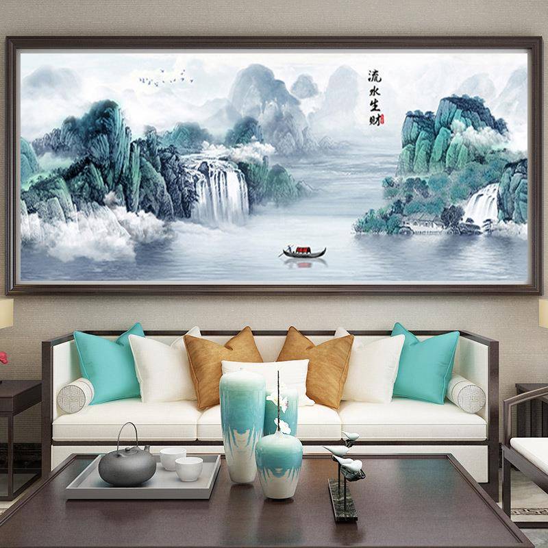 魔方钻钻石画满钻新款客厅贴钻十字绣流水生财