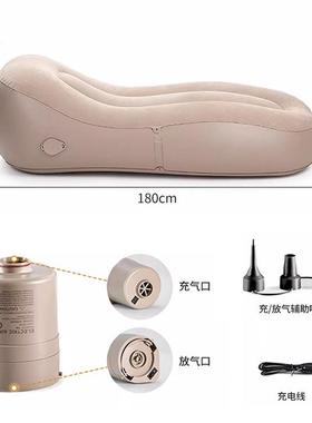 户外自动充气沙PS102露发携营气懒垫便音乐节人空气沙发午休躺椅