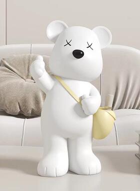 意网红极熊点北赞收纳WXM小书摆件电视柜茶几房创玄关隔断家居装