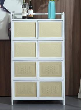 碗柜家用厨房铝合置金物柜出租NAR房简易物柜放储收纳柜经济型橱