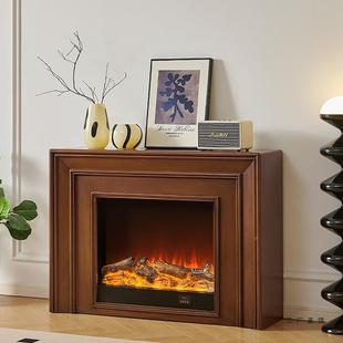 复古仿真火子取暖壁芯1.5米 炉饰柜12米美.式 YUH法电式 成品壁炉装