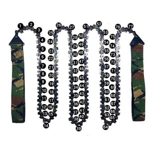 速发链 条 手拉线锯条超细链锯锯 手拉条野外链锯 手拉户外口袋绳