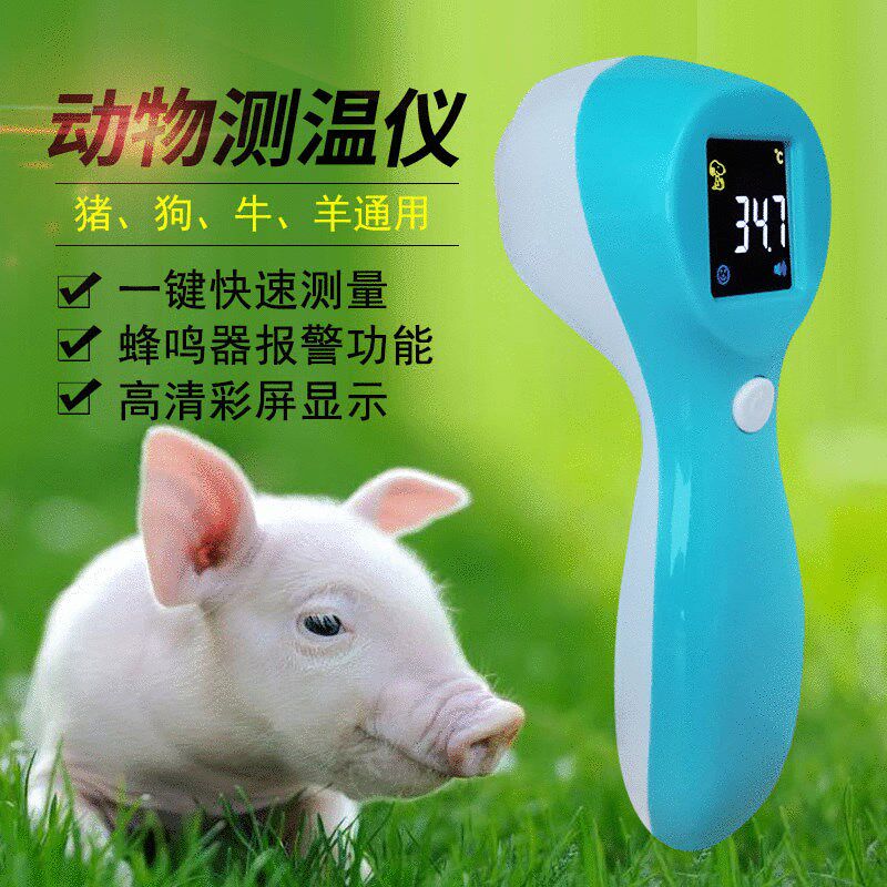 速发兽用测用仪犬狗猫红羊体温计动物用猪温兽用牛外体温枪测温枪