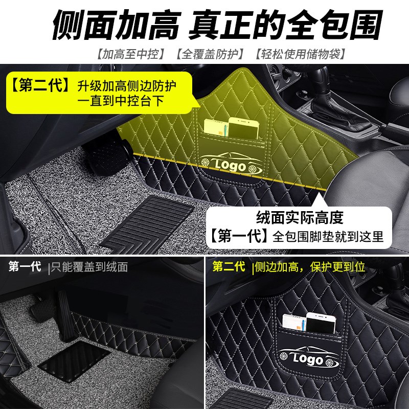 速发福睿斯脚垫全包围汽车专用17主驾驶2017款15福瑞斯车丝圈用品
