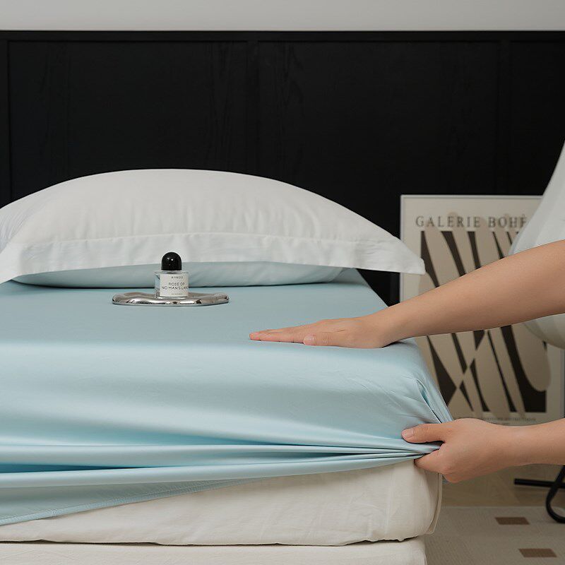 速发A类新款全棉纯色长绒棉床笠保品1.8用床护保护套单垫罩