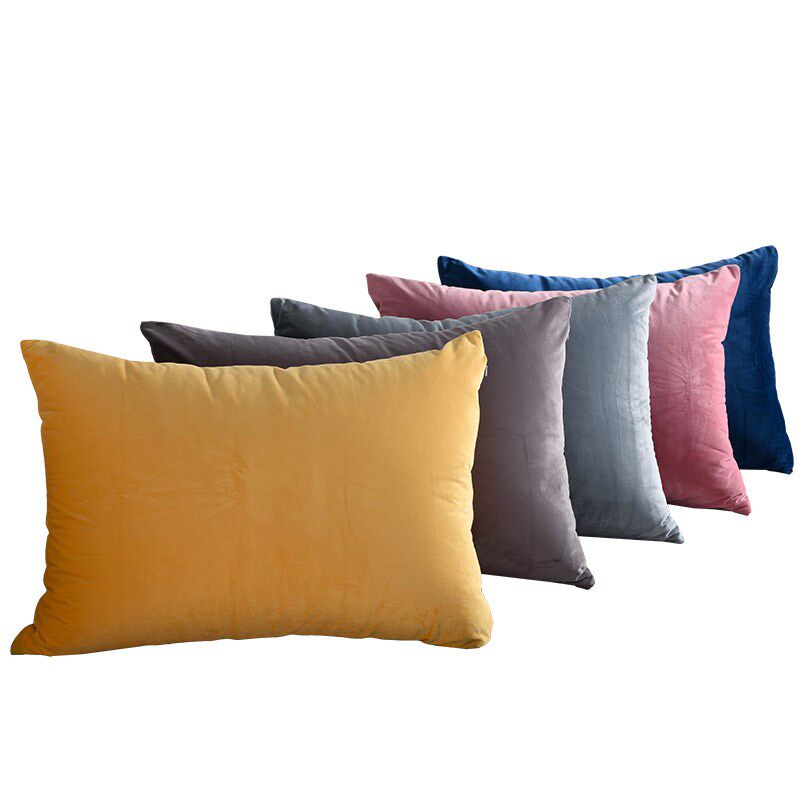 速发抱枕方垫套罩沙发头厅靠枕床客长靠形大号靠背抱枕套不含芯靠