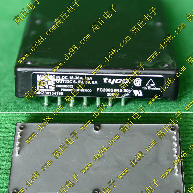 TYCO FC200S6R5-50电源模块 输入18-36V 隔离输出6.5V 30.8A