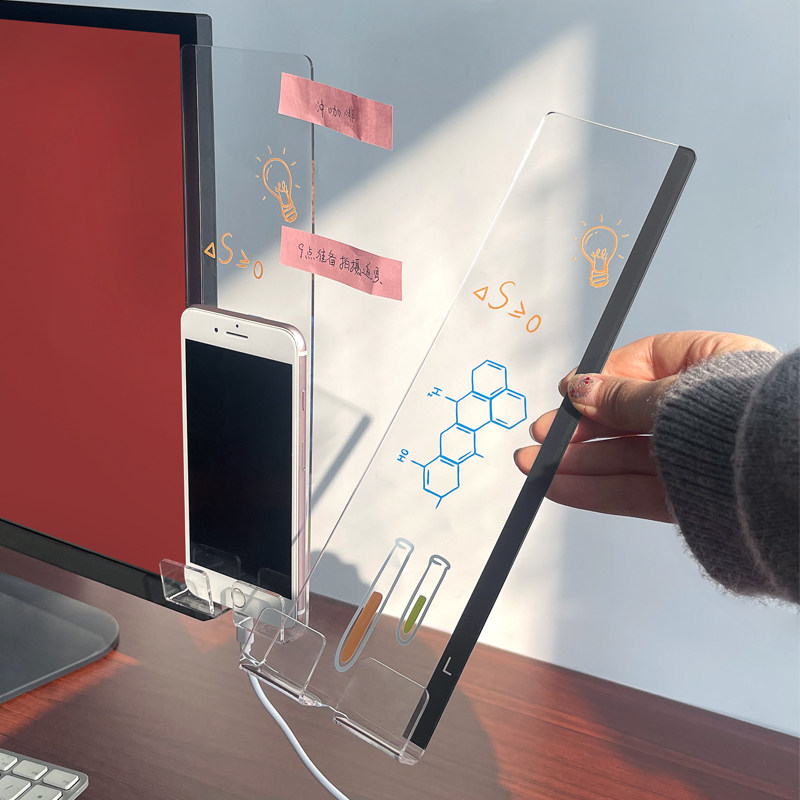 薇素蔓屏幕留言创意个性可擦电脑侧边备忘提示便利贴便签贴板办公