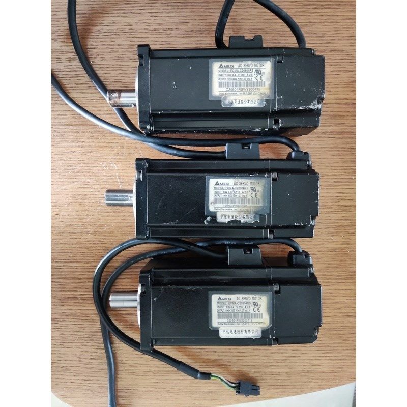 台达伺服电机ECMA-C20604RS  拆机,只剩2台