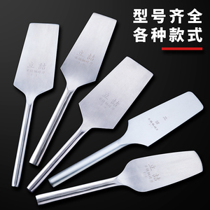 速发不锈钢砖刀江把单面泥刀大小号瓦工泥水切砌墙轻薄垫圆砌墙工
