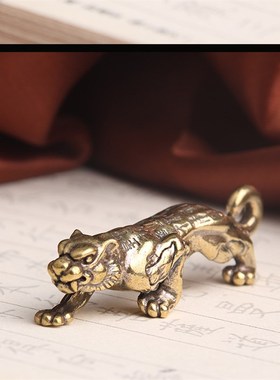 速发一体虎符黄铜扣车汽小挂件男器高档铜潮兵符吊坠摩托车挂绳