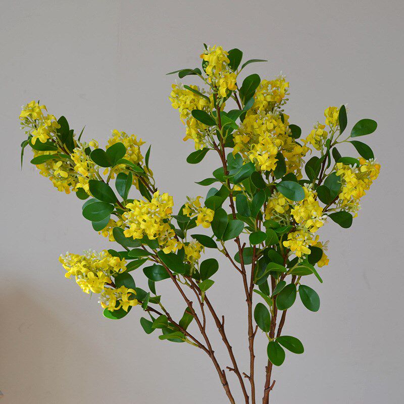 速发香村暖树家居装香花九里饰厅里香丁香花客千假花餐厅花艺