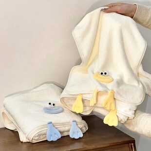 速发儿童柔软擦脸毛巾珊瑚绒高端挂式洗脸洗澡洗屁股非方棉纯巾小