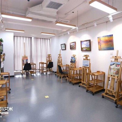 榉木制平立两用油画架o子美术生专用画板支架式实木抽屉广告展示