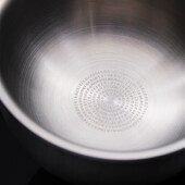 吉庆常 破障除秽 双层不锈钢防烫秽迹金刚碗 w悉昙梵文陀罗尼雕刻