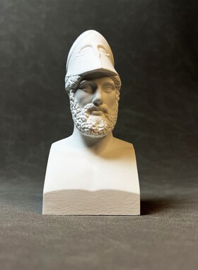 伯里克利将军古希腊m人物雕像艺术石膏雕塑桌面书架酒柜装饰摆件