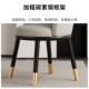 家用餐椅餐厅吃饭椅子轻奢高级感客厅餐桌椅O阳台休闲洽谈凳子靠