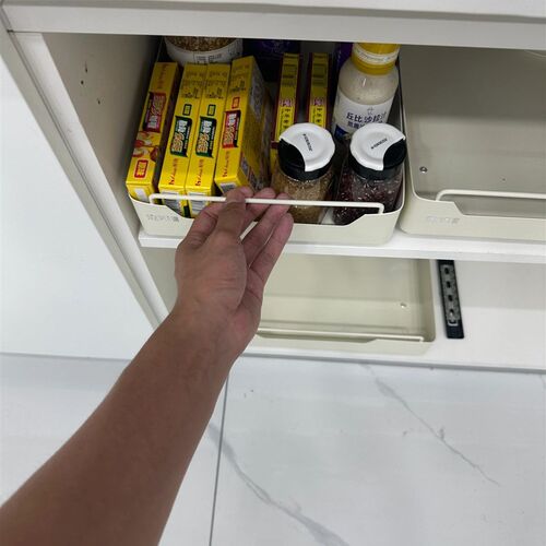 生活宣言拉篮整体橱柜抽拉置物架免打孔抽屉下水槽P收纳层架多功