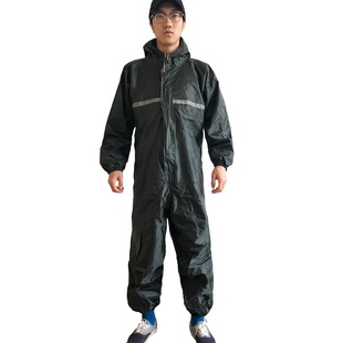 防尘工作服防水防静电油s连体雨衣全身喷漆打磨粉尘农药无尘防护