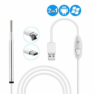 高清检耳镜耳道内k窥镜掏耳勺可视采耳仪器掏耳朵神器连接手机电