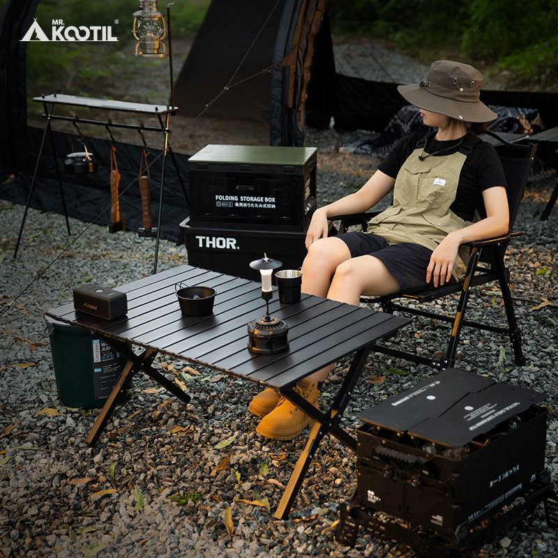 户外折叠黑化露营蛋卷桌子可携A式野营装备桌椅套装野炊庭院长桌,户外/登山/野营/旅行用品,户外桌子,淘宝优惠券,粉丝福利购,淘宝优惠卷