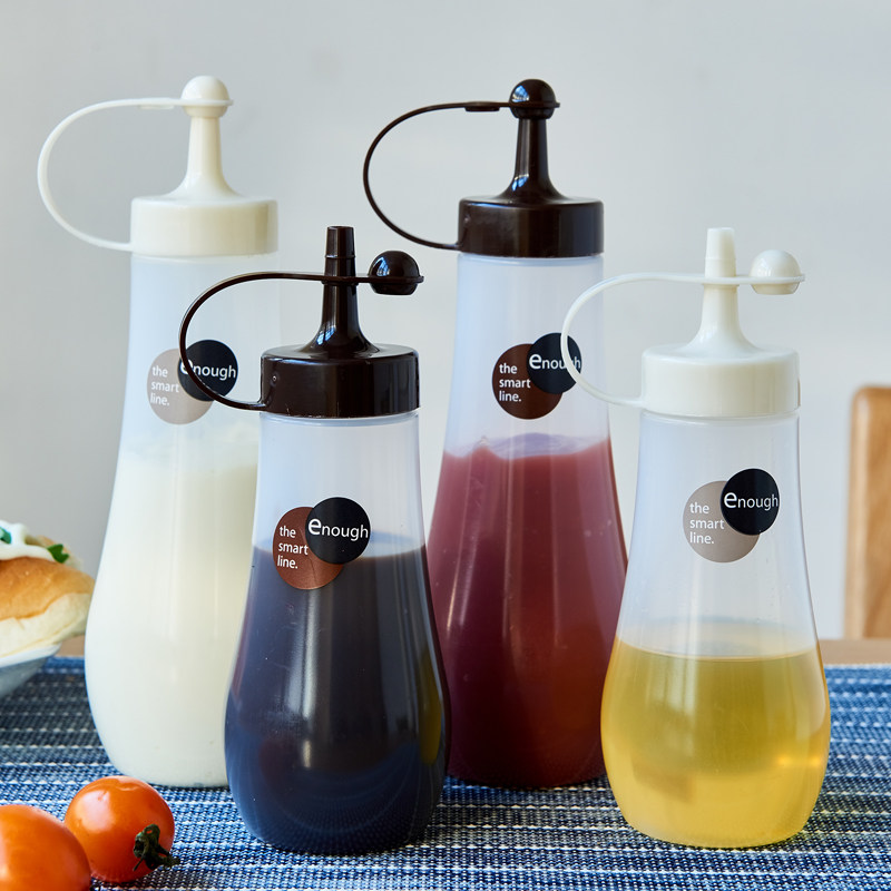 速发厨用防漏塑料油壶家房用品桶罐食用油油酱油瓶醋瓶小油瓶