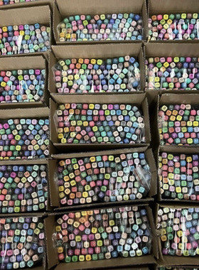 速发1000可加墨幼儿美术学生画室少儿园双头酒精马克笔1支0/168色