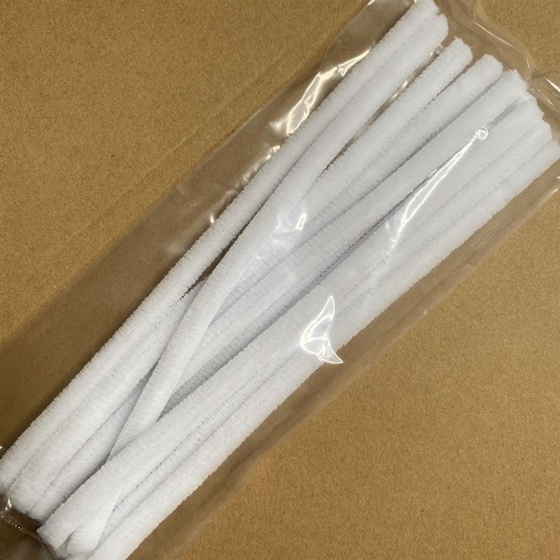 速发 绒花超密毛根0扭棒1扭mm仿10根共2.5米包装