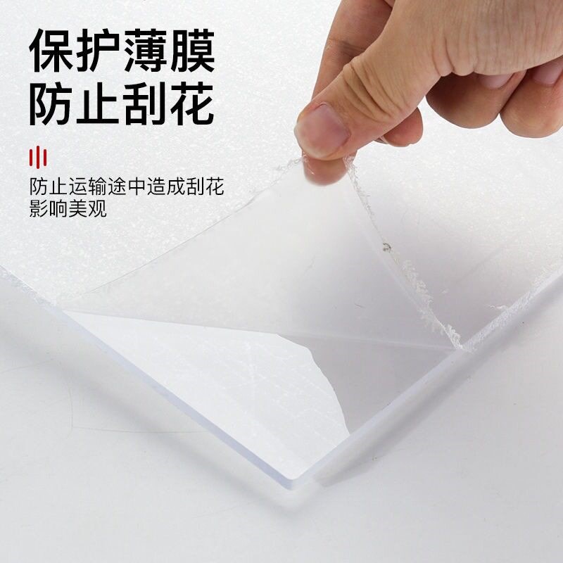 速发亚克力菜市场卤味熟食店售卖透明外卖窗口卤菜玻璃移门小门洞