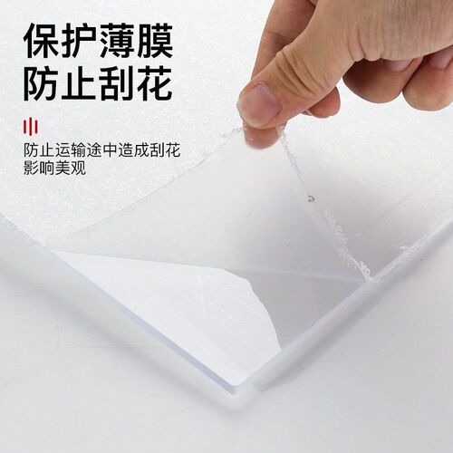 速发亚克力菜市场卤味熟食店售卖透明外卖窗口卤菜玻璃移门小门洞