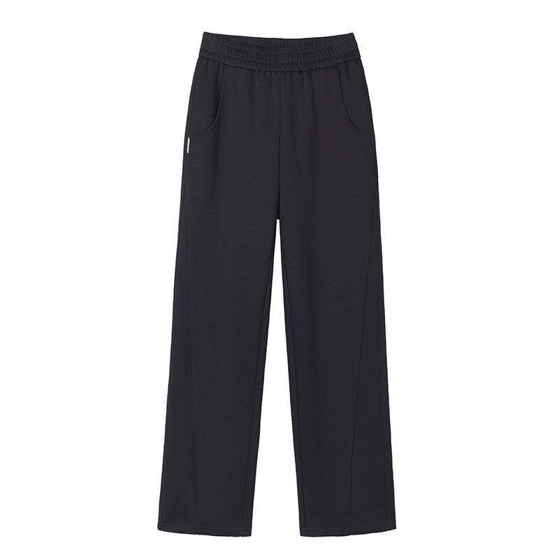 速发香蕉阔腿裤春夏薄款高腰垂感运动卫裤士休闲宽松窄版直筒裤子