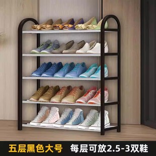 不锈钢鞋架子收纳神器省空间简易家用经济型出租屋用