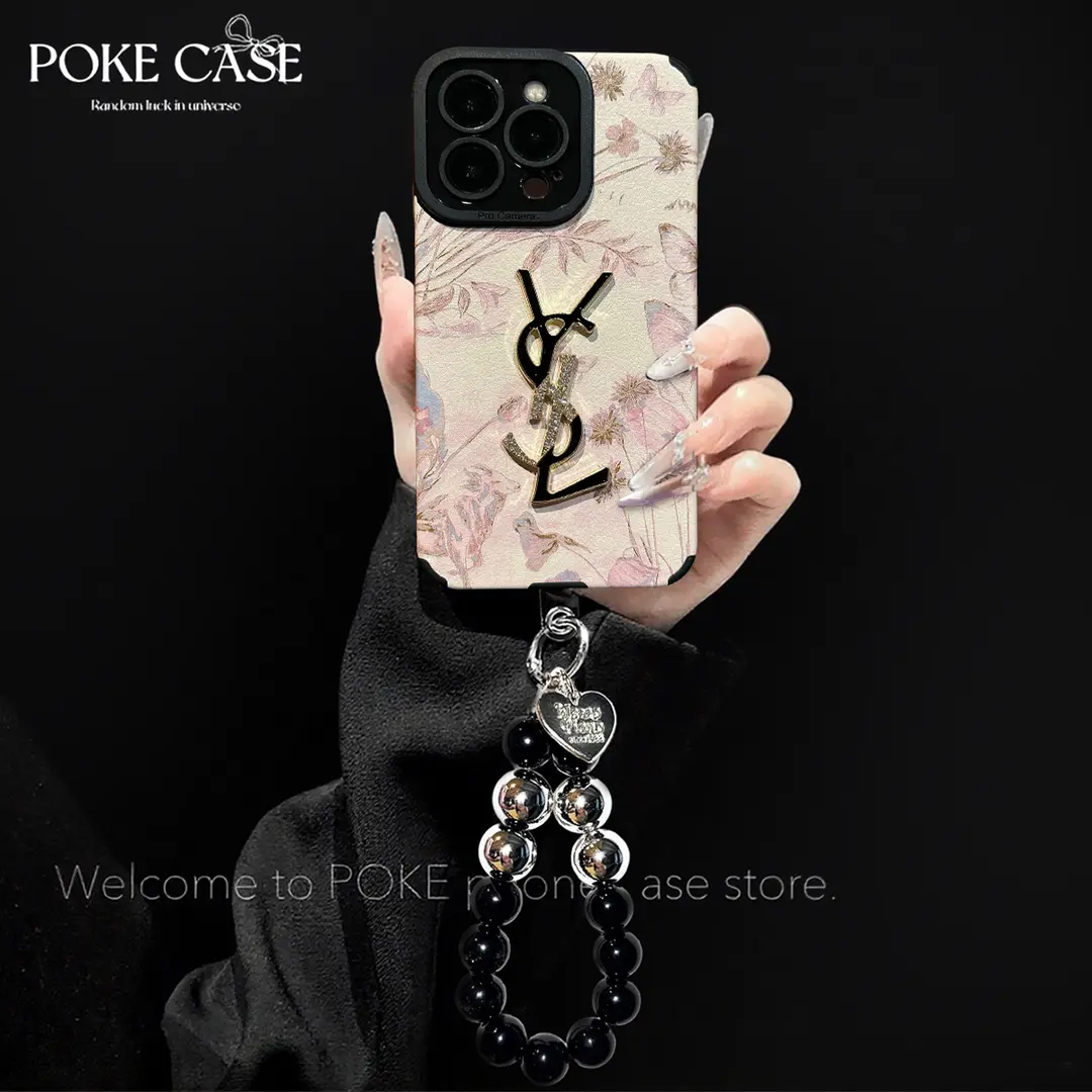 适用苹果17-6手机壳繁花逐蝶