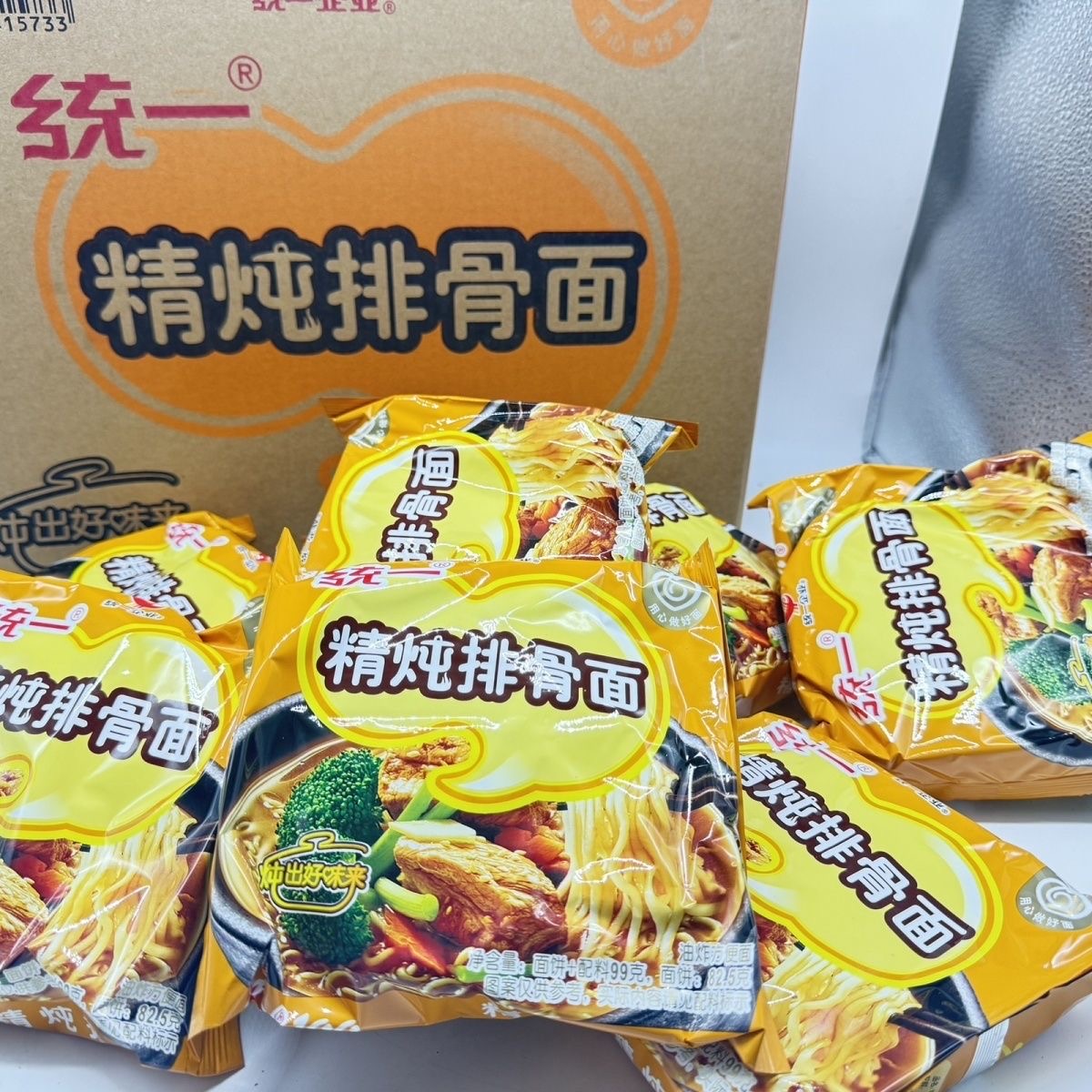 统一100精炖排骨面面条袋装方便面速食泡面即食面食