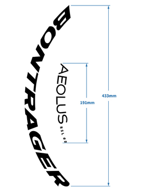 棒槌哥轮组贴纸Bontrager Aeolus FRSL 62 TLR公路车轮组贴纸碳圈