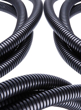 高档PA66尼龙塑料波纹软管防火阻燃AD21.2耐磨黑色电缆Z保护套包