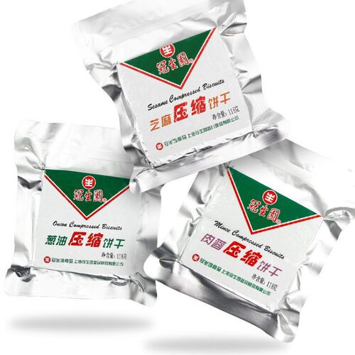 上海冠生园压缩饼干118g营养代餐饱腹干粮应急户外储备食品